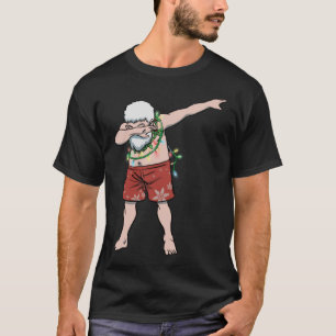 Hawaïaanse santa dab dance Mele Kalikimaka christm T-shirt