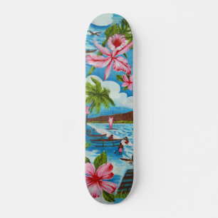 Hawaïaanse scènes skateboard