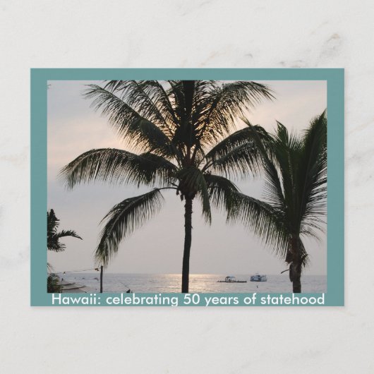 Hawaïaanse staat briefkaart (Voorkant)