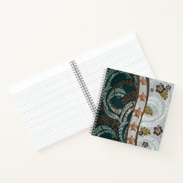 Hawaïaanse tapa met Hibiscus en Honu Notitieboek