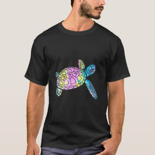 Hawaiaanse Tie Dye Zeeschildpad Hawaï T-shirt