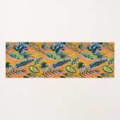 Hawaïaanse tropische bladeren en Planten printpatr Yogamat (Voorkant (horizontaal))