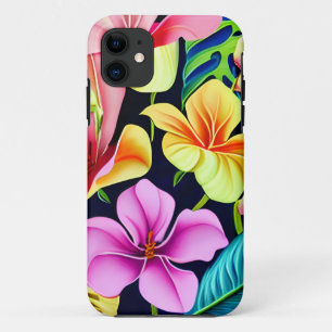 Hawaïaanse tropische bloei iPhone 11 hoesje
