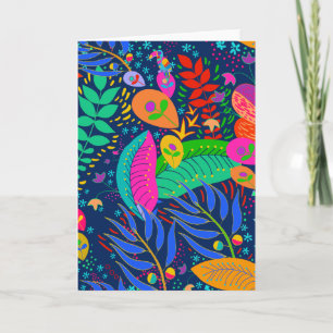 Hawaiaanse tropische jungle kaart