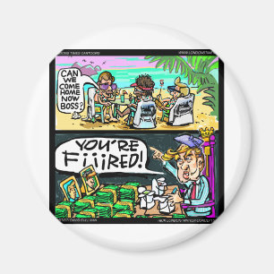 Hawaiaanse Trump detective grappige geschenken & k Magneet