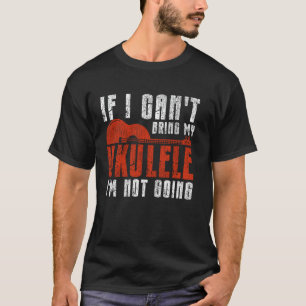 Hawaiaanse Ukulele Uke Als ik mijn Ukulele niet ka T-shirt