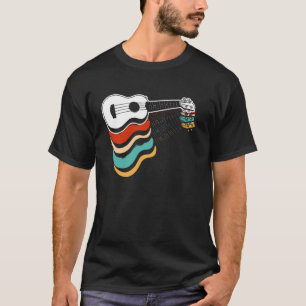 Hawaiaanse Ukulele Uke Retro Antiek T-shirt