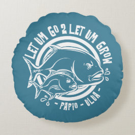 Hawaïaanse Ulua papio trevally Rond Kussen