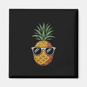Hawaiaanse vakantie Aloha-feest Strand Cool Ananas Magneet