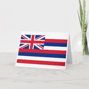 Hawaiaanse vlag, vlag van Hawaï Kaart