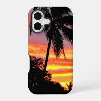 Hawaiaanse zonsondergang telefoonhoes iPhone 16 hoesje