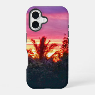 Hawaiaanse zonsondergang telefoonhoesje iPhone 16 hoesje