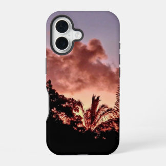 Hawaiaanse zonsondergang telefoonhoesje iPhone 16 hoesje