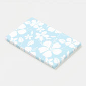HAWAÏAN HULA (HIBISCUS) BLAUW POST-IT® NOTES (Schuin)