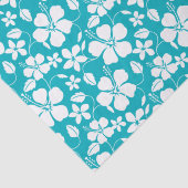 HAWAÏAN HULA (HIBISCUS) BLAUWGROEN TISSUEPAPIER (Detail)