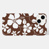 HAWAÏAN HULA (HIBISCUS) BREWN Case-Mate iPhone CASE (Achterkant (horizontaal))