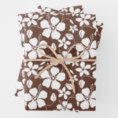 HAWAÏAN HULA (HIBISCUS) BREWN INPAKPAPIER VEL (In situ)