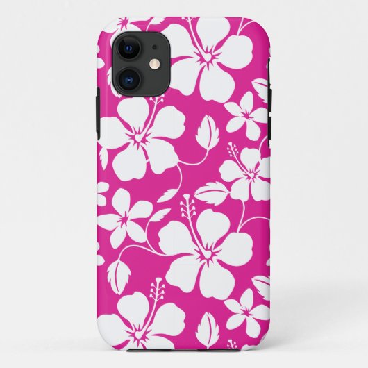 HAWAÏAN HULA (HIBISCUS) HOT PINK Case-Mate iPhone CASE (Achterkant)