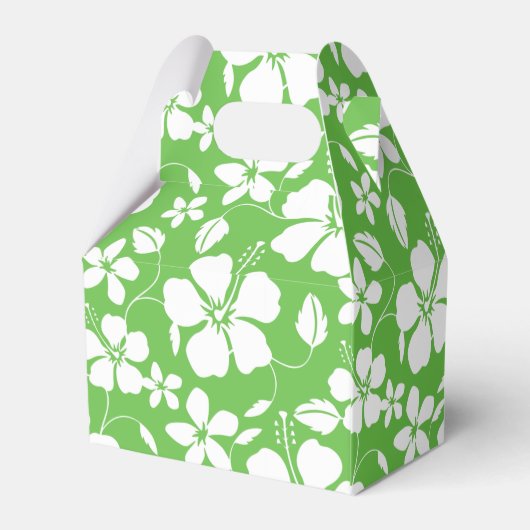 HAWAÏAN HULA (HIBISCUS) LIMOEN FAVOR BOX BEDANKDOOSJES (Achterkant)