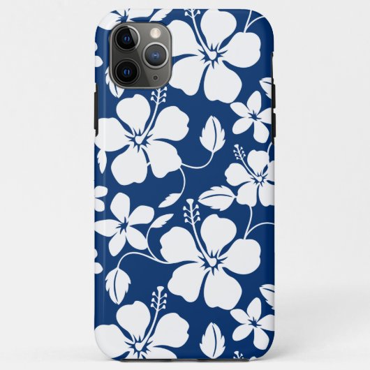 HAWAÏAN HULA (HIBISCUS) NAVY Case-Mate iPhone CASE (Achterkant)