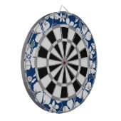 HAWAÏAN HULA (HIBISCUS) NAVY DARTBORD (Voorkant Links)