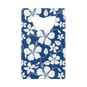 HAWAÏAN HULA (HIBISCUS) NAVY KREDIETKAART FLESSENOPENER