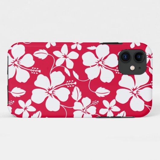 HAWAÏAN HULA (HIBISCUS) RED Case-Mate iPhone CASE (Achterkant (horizontaal))