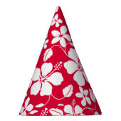 HAWAÏAN HULA (HIBISCUS) RED FEESTHOEDJES (Rechts)