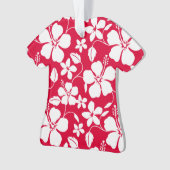HAWAÏAN HULA (HIBISCUS) RED ORNAMENT (voorkant)