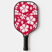 HAWAÏAN HULA (HIBISCUS) RED PICKLEBALL PADDLE (Achterkant)