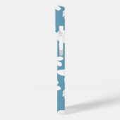 HAWAÏAN HULA (HIBISCUS) SLATE BLUE Case-Mate iPhone CASE (Achterkant / Links)