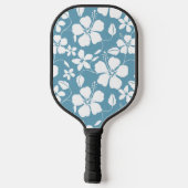 HAWAÏAN HULA (HIBISCUS) SLATE BLUE PICKLEBALL PADDLE (Achterkant)