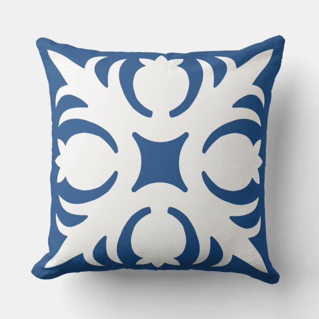 HAWAÏAN QUILT PILLOW- ananas Kussen (Voorkant)