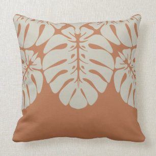 HAWAÏAN QUILT PILLOW- monstera-Sierkussen Kussen