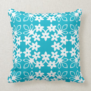 HAWAÏAN QUILT PILLOW- plumeria frangipani Kussen