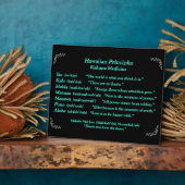 Hawaïen cite Plaque (Côté)