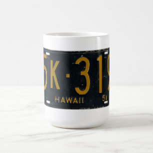 Hawaii 1951 LicentieBord Koffiemok