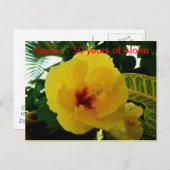 Hawaii 50e staat briefkaart (Voorkant / Achterkant)