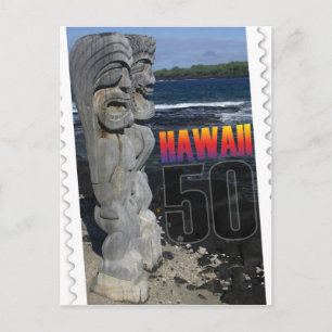 Hawaii 50ste verjaardag briefkaart Island