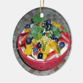Hawaii Acai Bowl Keramisch Ornament (Links)