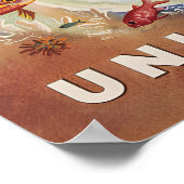 Hawaii - Affiche de voyage United (Coin)