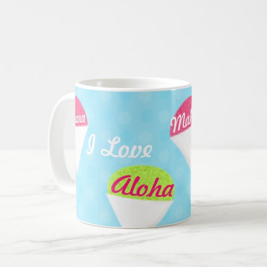 Hawaii Aloha Collection Café Mug (Devant gauche)