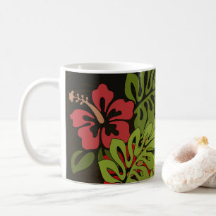 Hawaii Aloha Flower Art Print Koffiemok