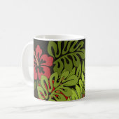 Hawaii Aloha Flower Art Print Koffiemok (Voorkant links)