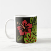 Hawaii Aloha Flower Art Print Koffiemok (Links)