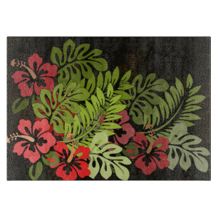 Hawaii Aloha Flower Art Print Snijplank