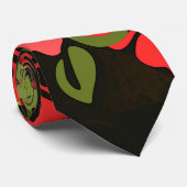 Hawaii Aloha Flower Art Print Stropdas (Opgerold)