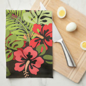 Hawaii Aloha Flower Art Print Theedoek (Quarter Fold)