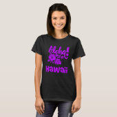 Hawaii Aloha Hibiscus Hawaïaanse Partij Trui Hood T-shirt (Voorkant volledig)