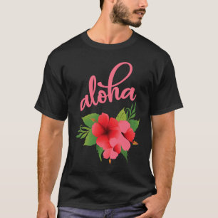 Hawaii Aloha Hibiscus Hawaiiaanse Feest T-shirt